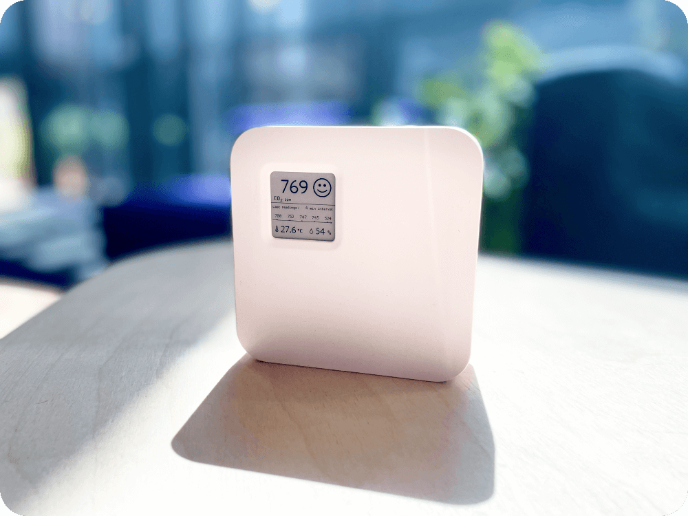 Capteur de qualité de l’air avec écran